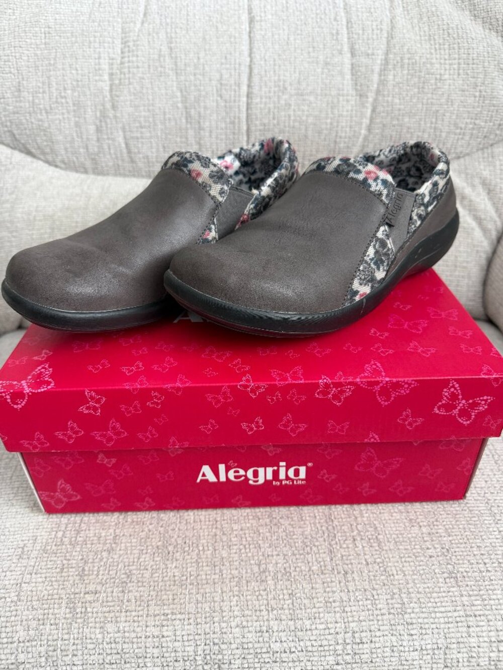 Alegria Duette Womens 8-8.5 Slatie Sweet Slip Resistant Work Shoes Office Nurse